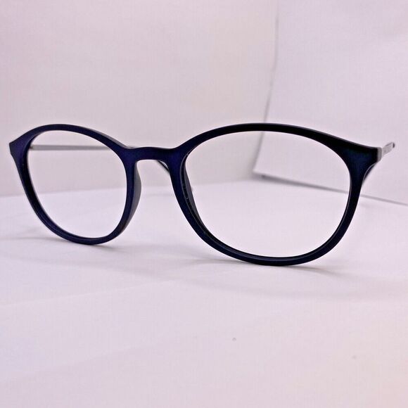 Prada Authentic Eyeglasses Frame VPS 04H DG0-1O1 53 [] 19 MM Rubber Matte Silver - Picture 4 of 12